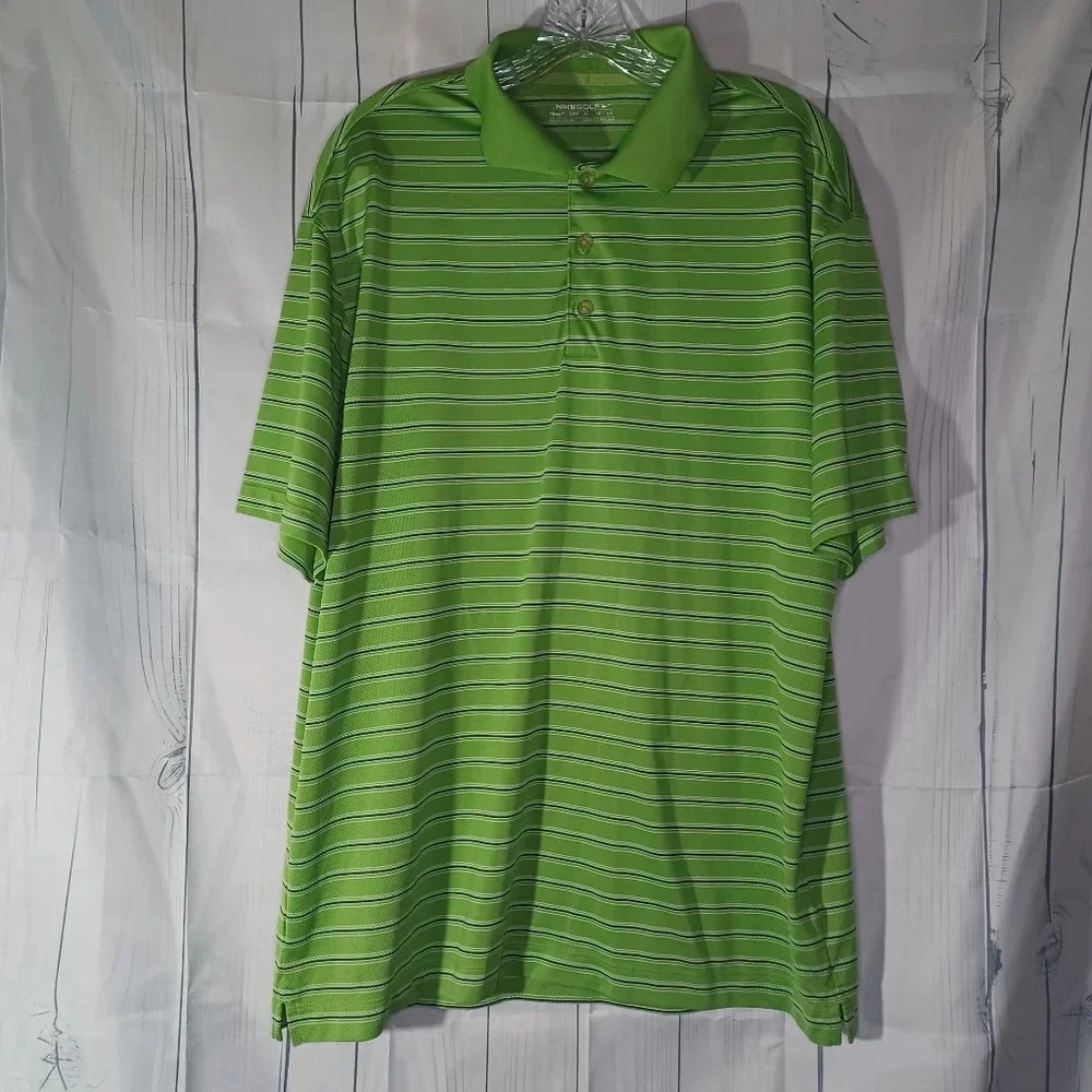 Nike Golf fit n dry men's striped polo shirt